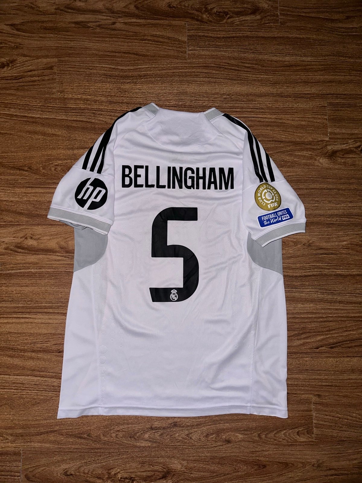 Bellingham #5 Real Madrid Home Jersey 2025/26 Size L