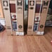2 cognac kitchen cabinets