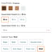 2 cognac kitchen cabinets