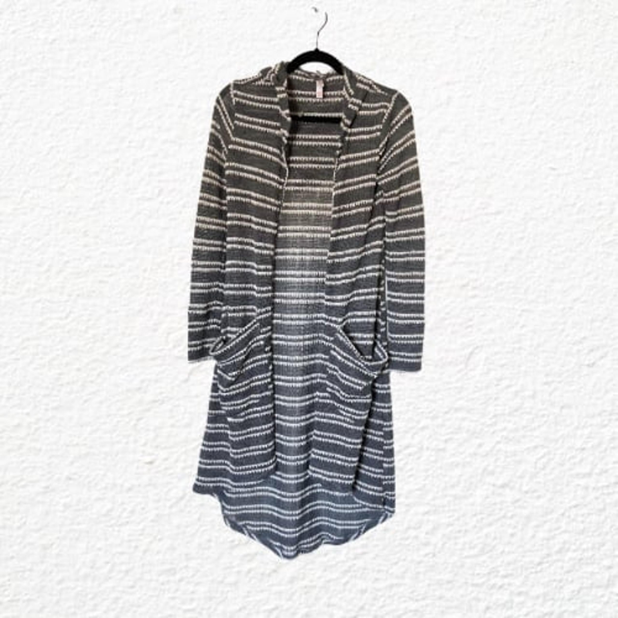 Xhilaration Extra Long Hooded Cardigan Sweater XS