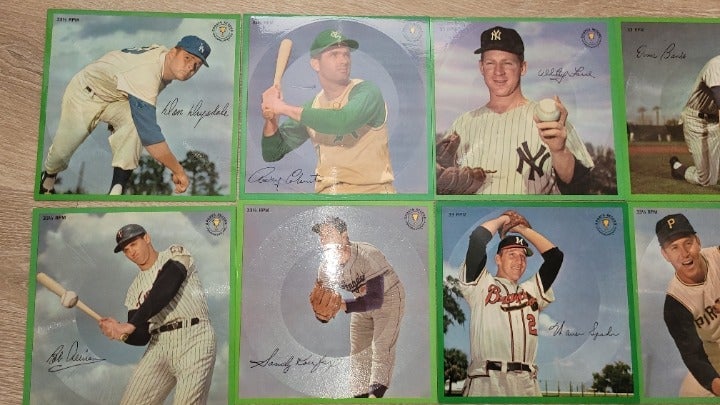 1964 Auravision 33-1/3 RPM Baseball Records