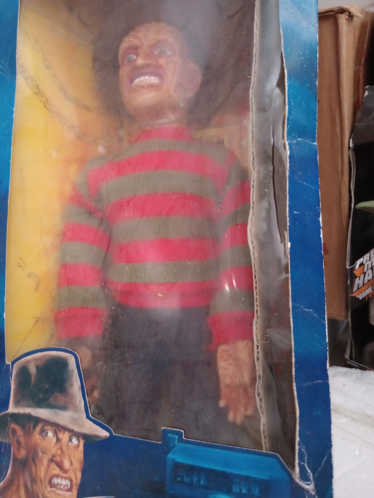 Nightmare on Elm street Freddy Krueger pull sold string doll