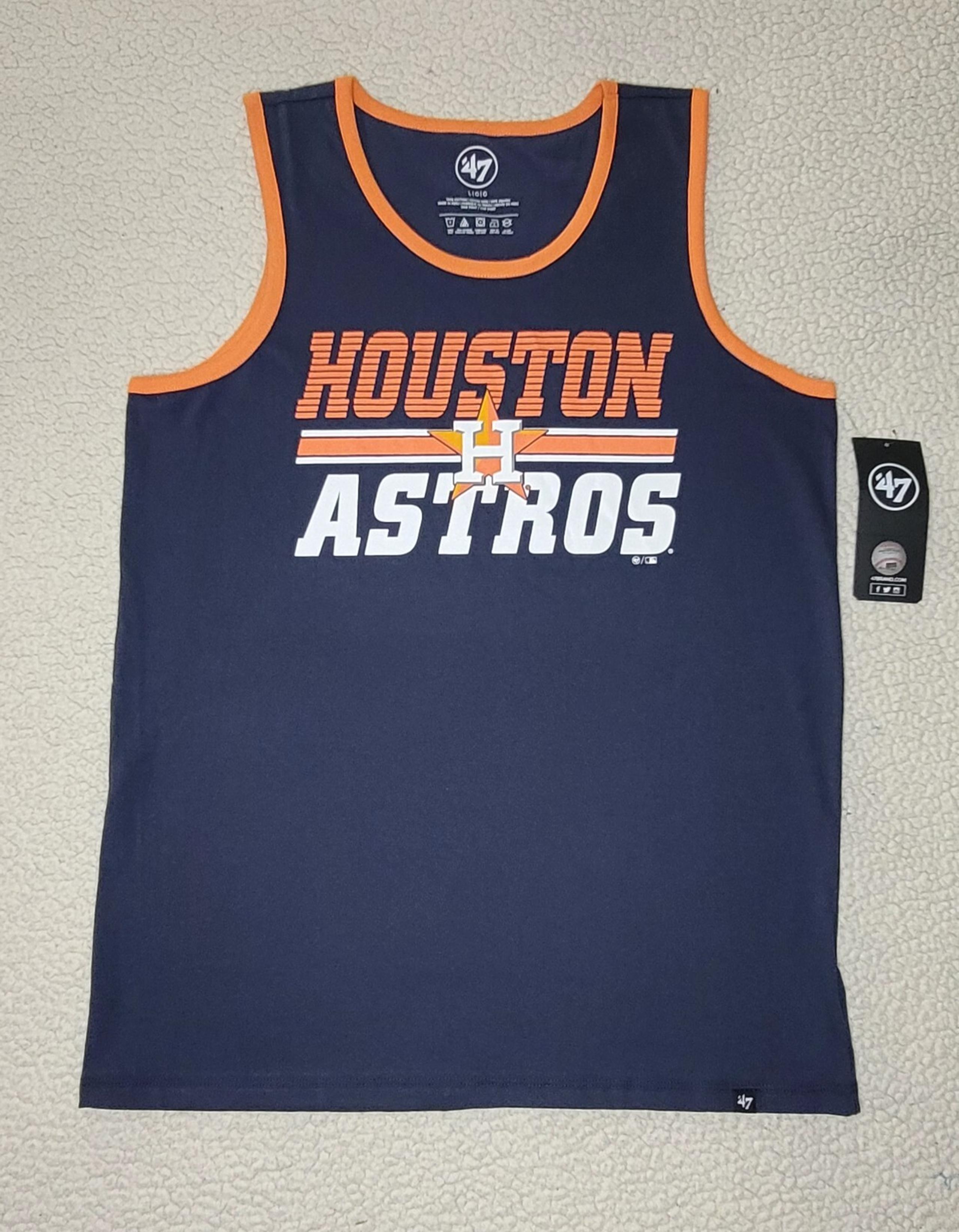 New '47 Brand Navy Blue MLB Houston Astros Franklin Run Tank Top Mens Large