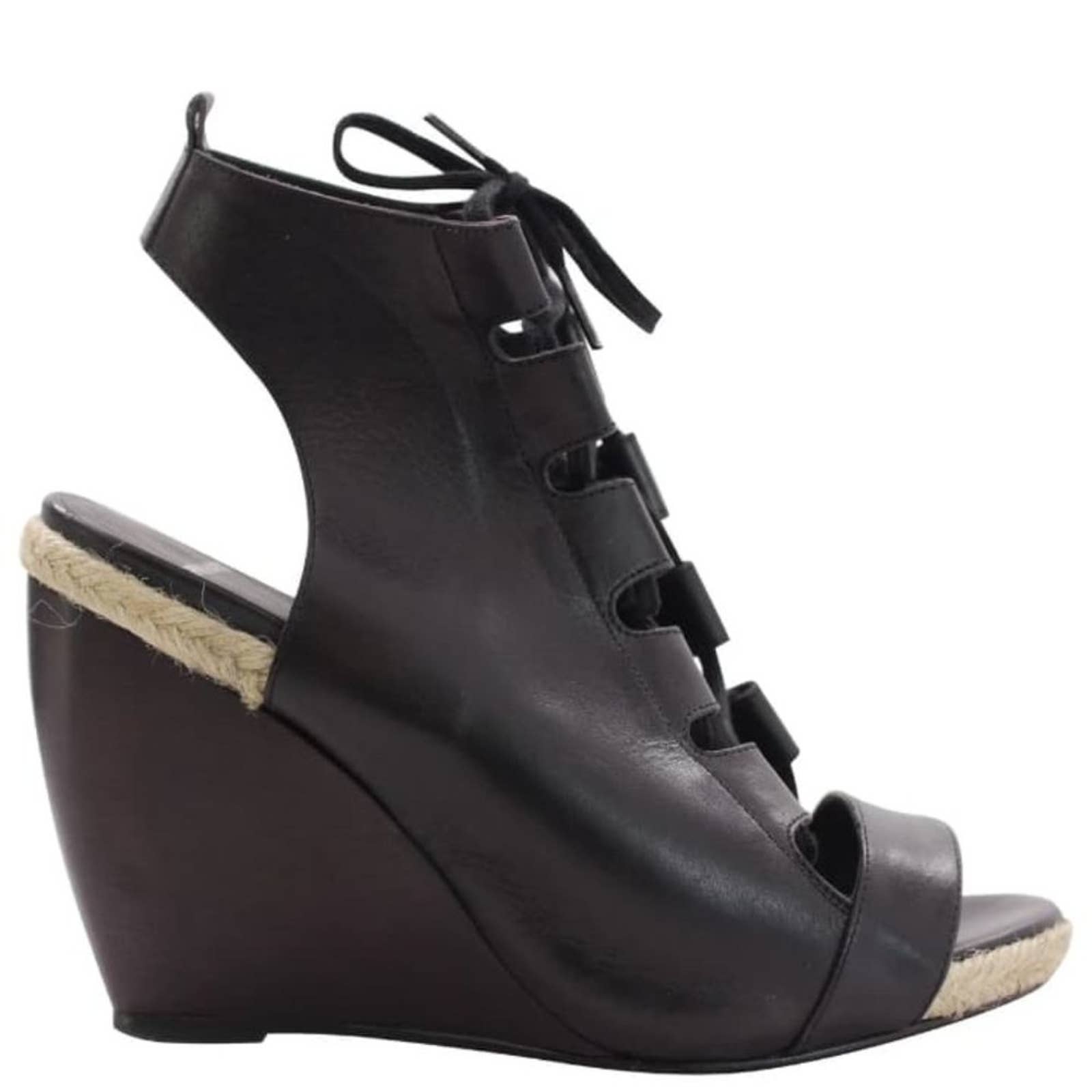 Pierre Hardy Sz 38EU Genuine Leather Gladiator Booties Wedge Shoes Booties
