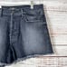 7 for All Mankind Eclipse Black Monroe Cut Off Shorts, NEW, Size 29, MSRP 128