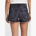 7 for All Mankind Eclipse Black Monroe Cut Off Shorts, NEW, Size 29, MSRP 128