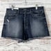 7 for All Mankind Eclipse Black Monroe Cut Off Shorts, NEW, Size 29, MSRP 128