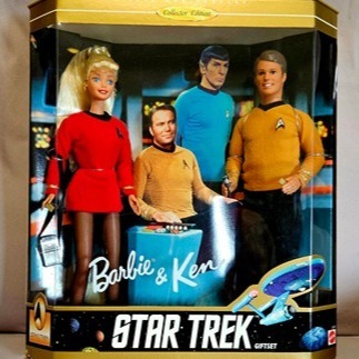 The Barbie and Ken Star Trek Gift Set 1996