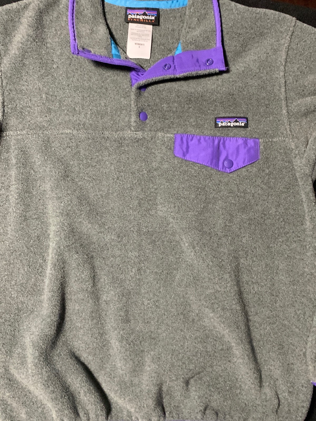 Patagonia Synchilla Lightweight Snap-T Pullover Jacket in Feather Grey