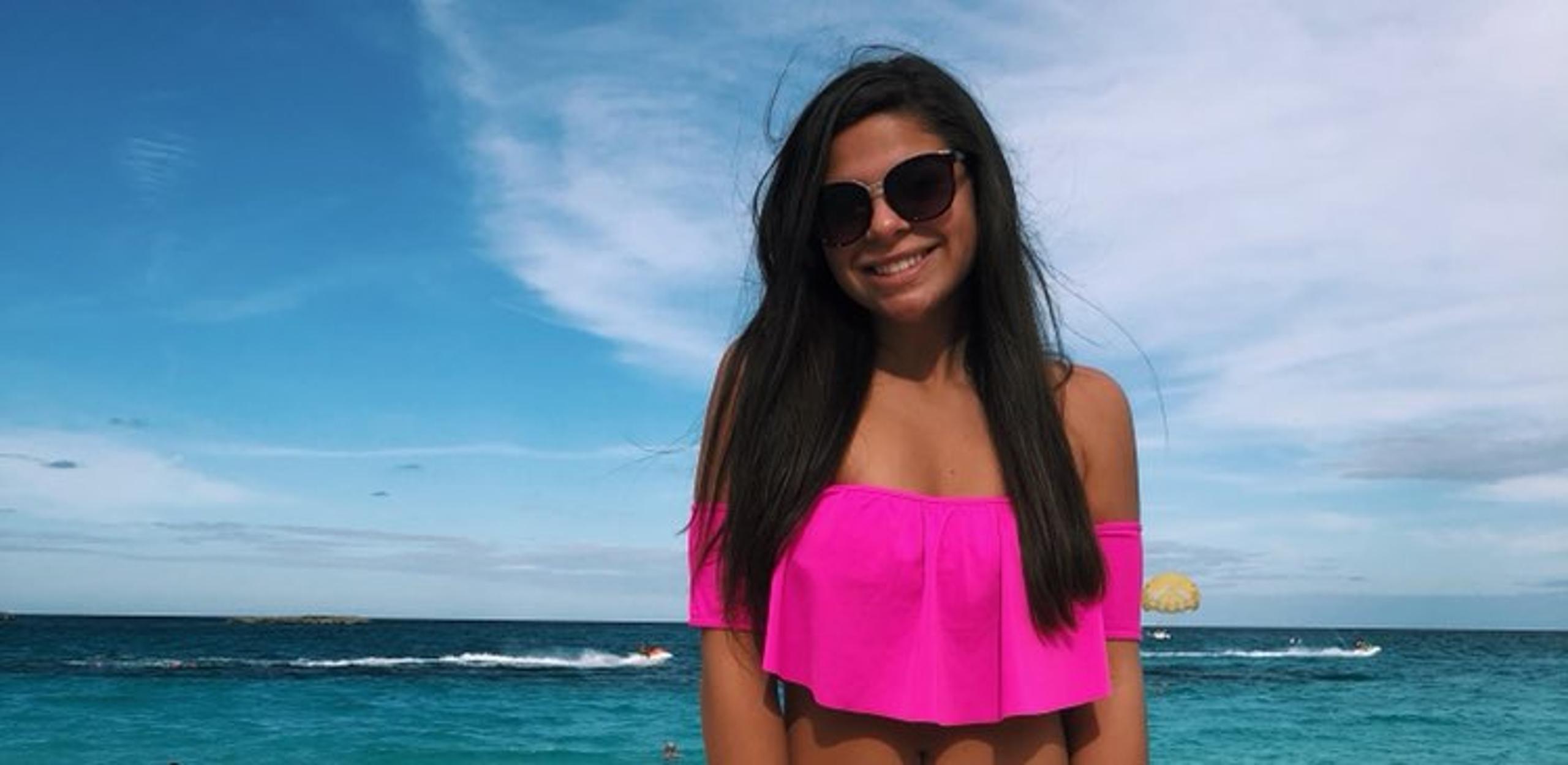 Pink Off The Shoulder Bikini Top