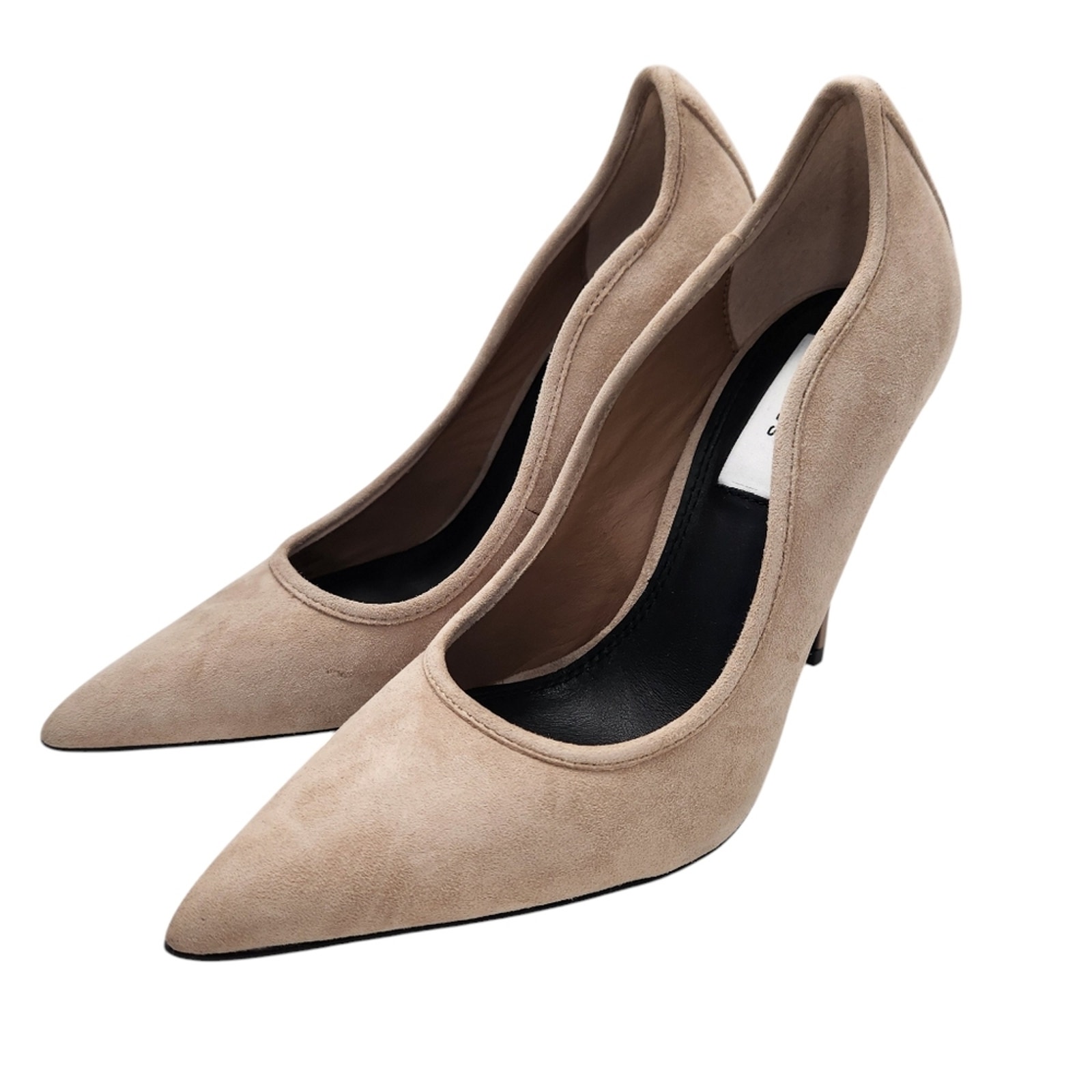 REISS Bramley Leather Heels 36 Tan Office Classic Neutral Academia Business