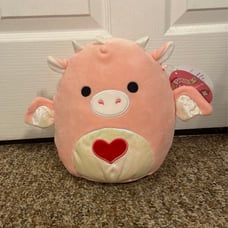 Squishmallows Dakota the Dragon 8 VDay Exclusive 2021