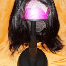 10inch Mimore 4x4in Lace Front Human Hair Wig Black
