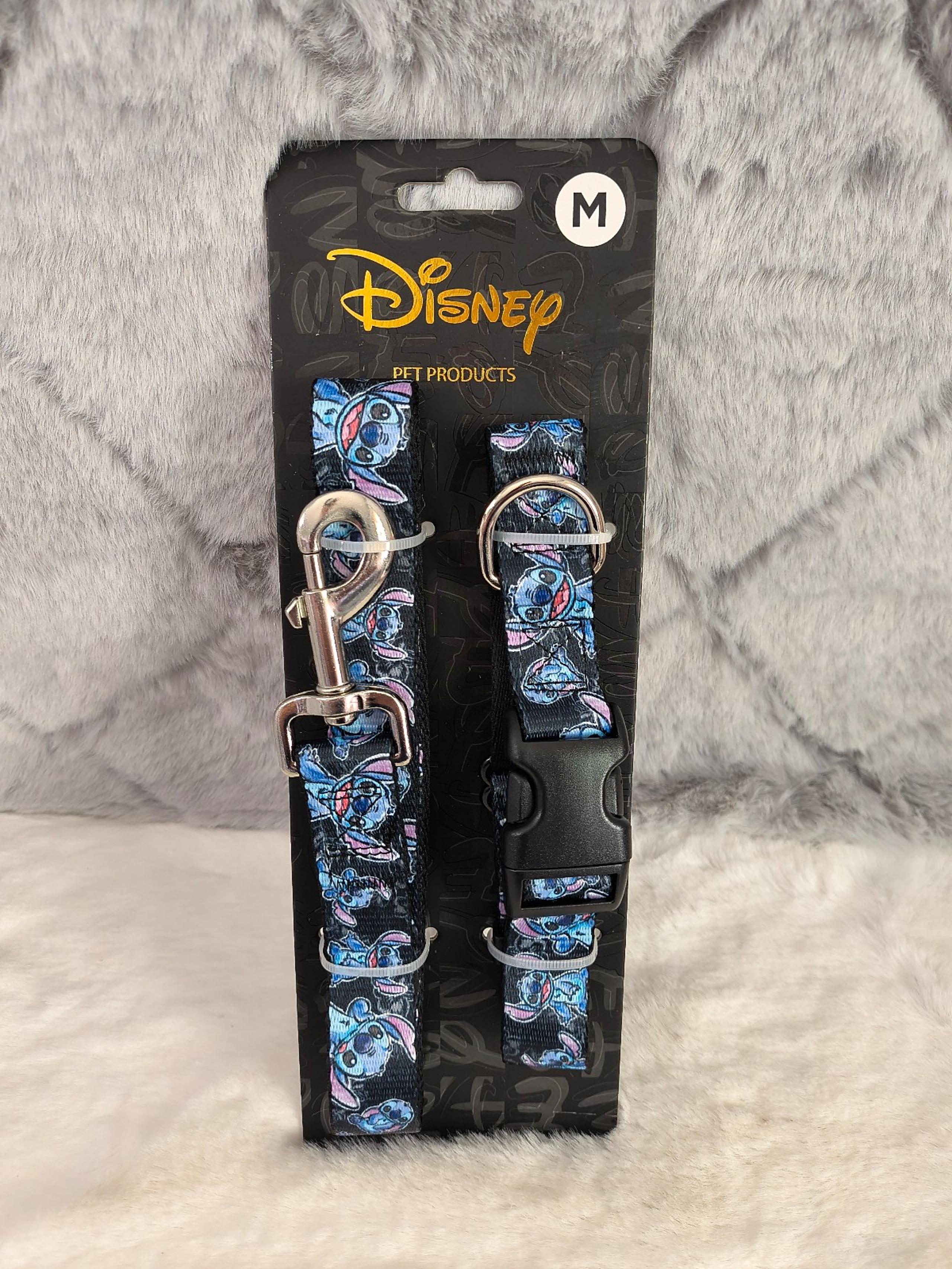 Disney Stitch Leash and Collar Set (Medium Dog)