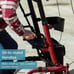 ELENKER Upright Rollator Stand Up Folding Mobility Walking Aid Seat Back Erect