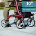 ELENKER Upright Rollator Stand Up Folding Mobility Walking Aid Seat Back Erect