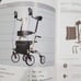 ELENKER Upright Rollator Stand Up Folding Mobility Walking Aid Seat Back Erect