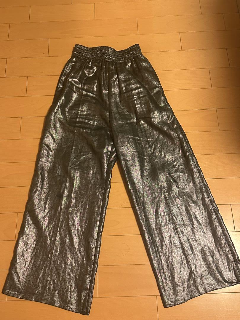 MASU 22ss Metallic Wide Pants 44