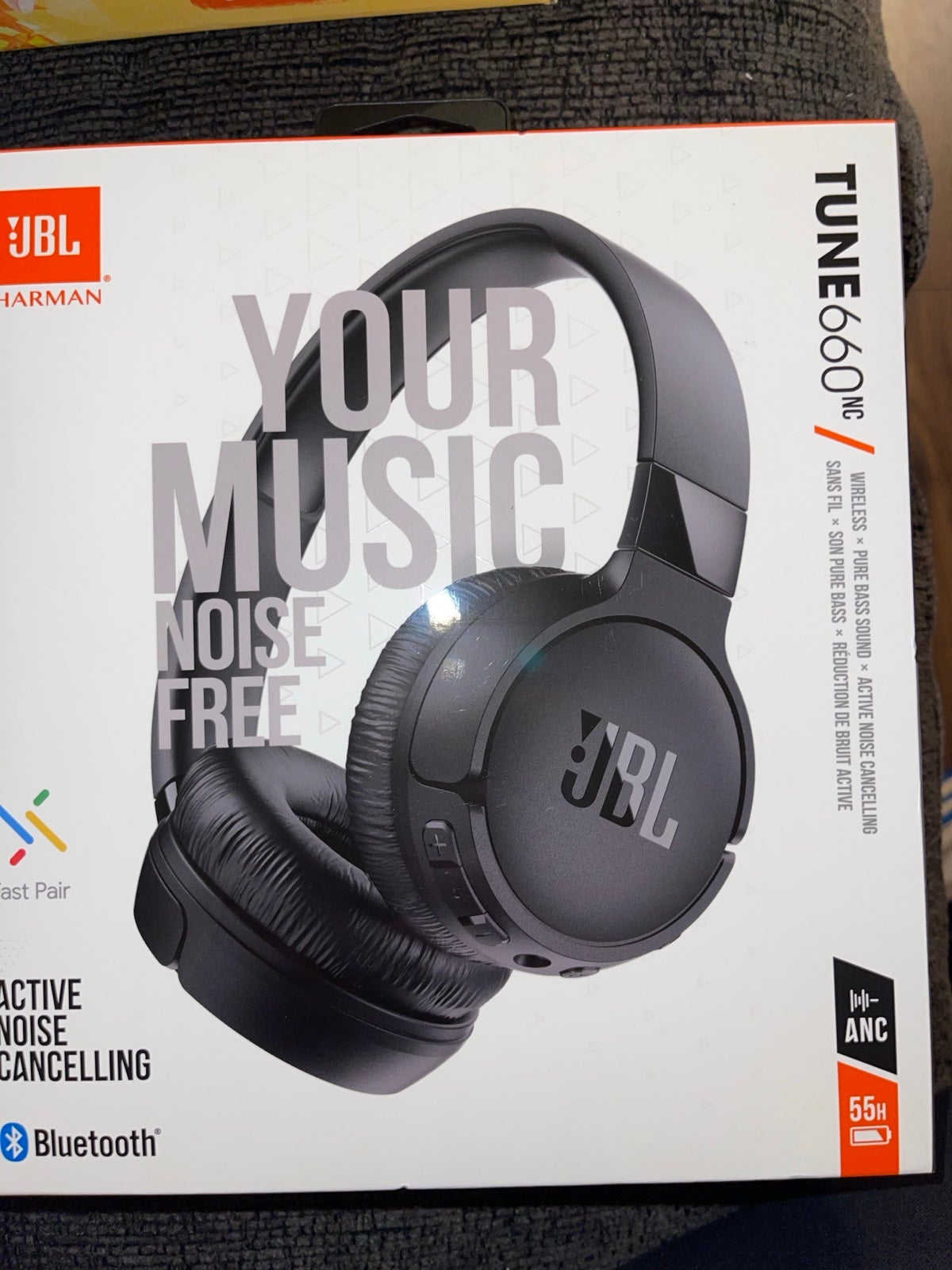 JBL Tune 660NC Wireless Headphones sealed box