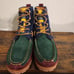 RALPH LAUREN SUEDE CORDUROY COLOR BLOCK BOOTS SZ 11.5
