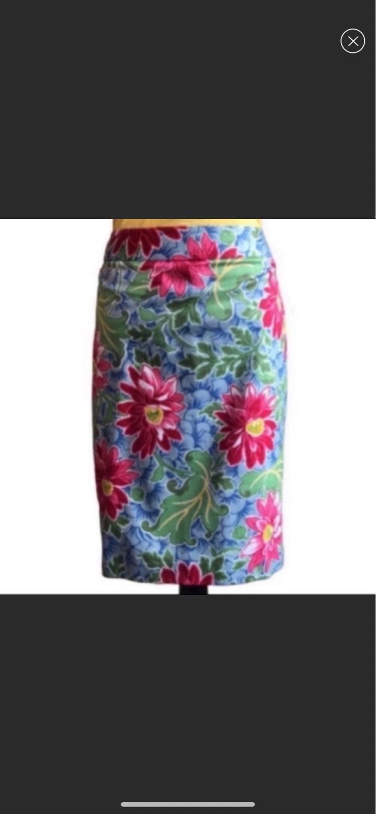 Fun Floral Pencil Skirt