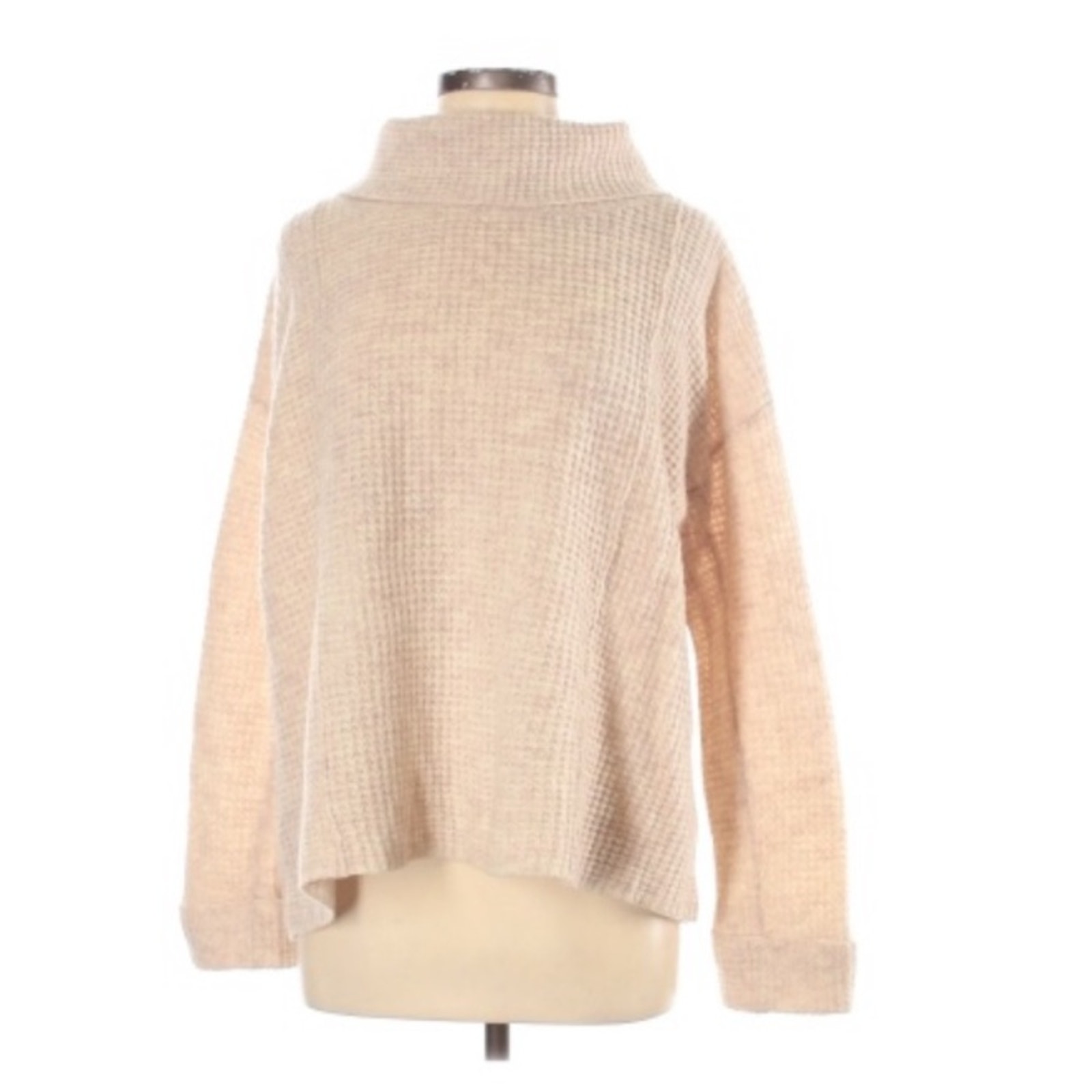 Free People light pink wool oversized sweater