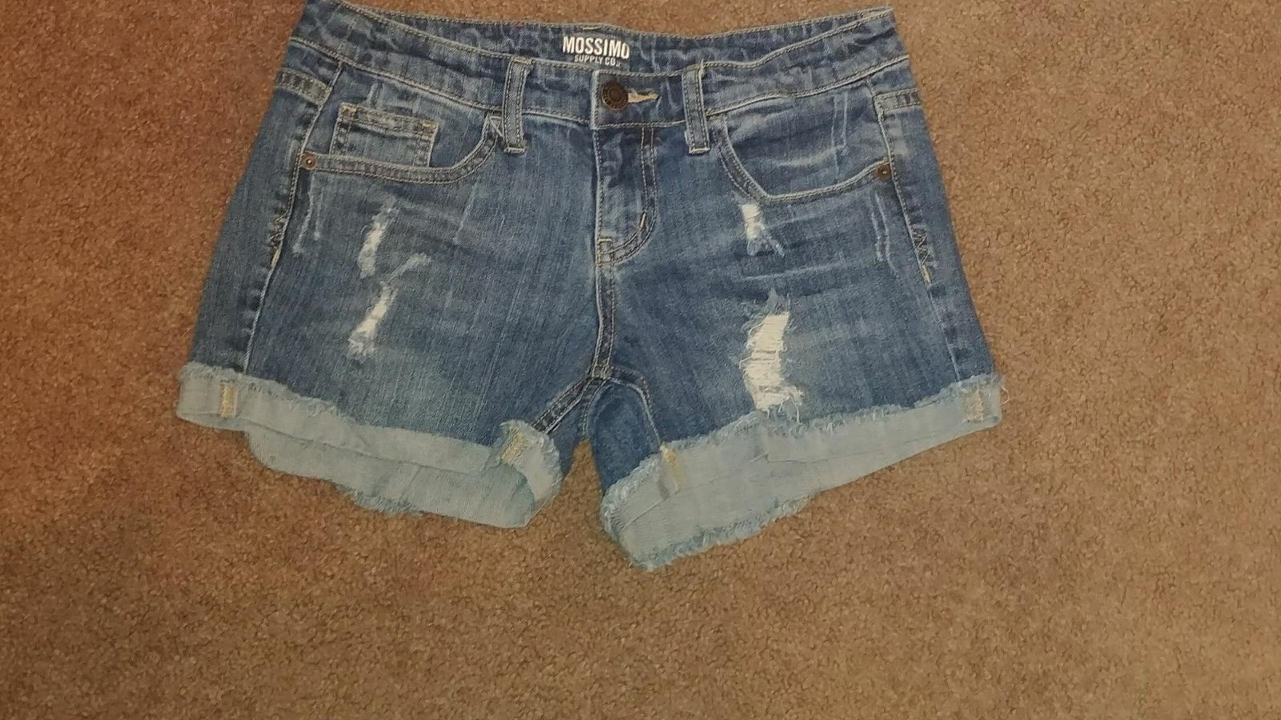 Mossimo supply co denim jean shorts size