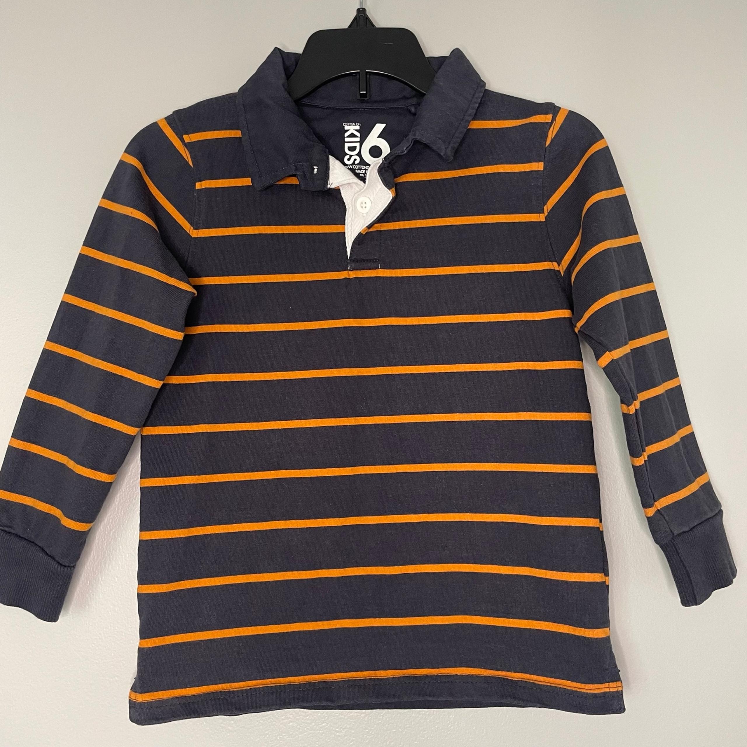 Cotton On Long Sleeve Rugby Style Shirt Sz.6