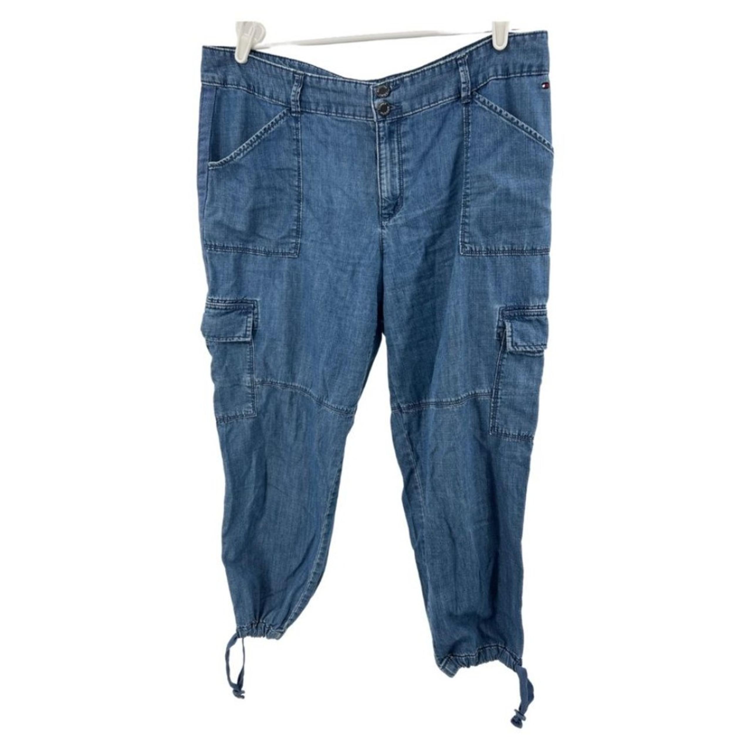 Tommy Hilfiger Chelsea Cargo Pants 14 cotton lyocell jogger casual lightweight
