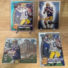 GARRETT NUSSMEIER 2024 Bowman U University Chrome Aqua /299 LSU Tigers+