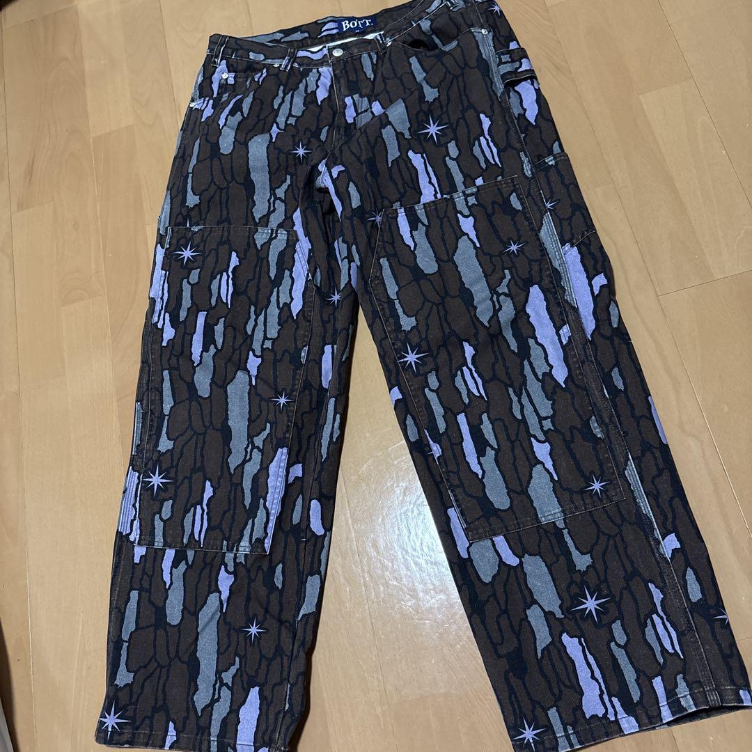BoTT / Canvas Work Pant 34 camo double knee
