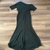 Betsy and Adam women’s Evening Gown Off Shoulder Floor Length Maxi Dress 10