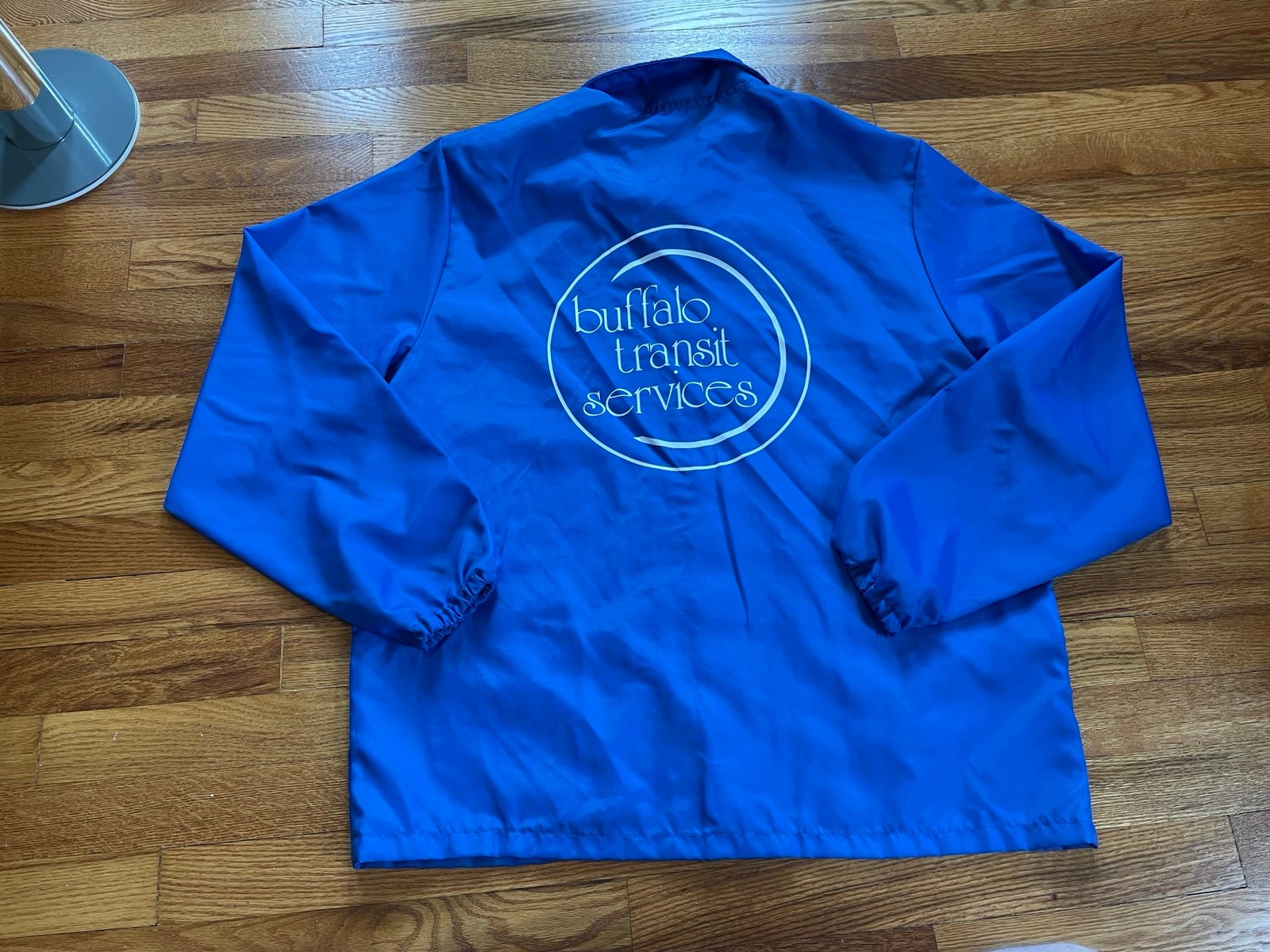 70s/80s Buffalo Transit Services vintage button up windbreaker jacket uniform Ho