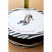 2004 Delphine Cubitt Salad Plates Tapas Appetizer Desert Shoe Boot Design Set 4