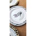2004 Delphine Cubitt Salad Plates Tapas Appetizer Desert Shoe Boot Design Set 4