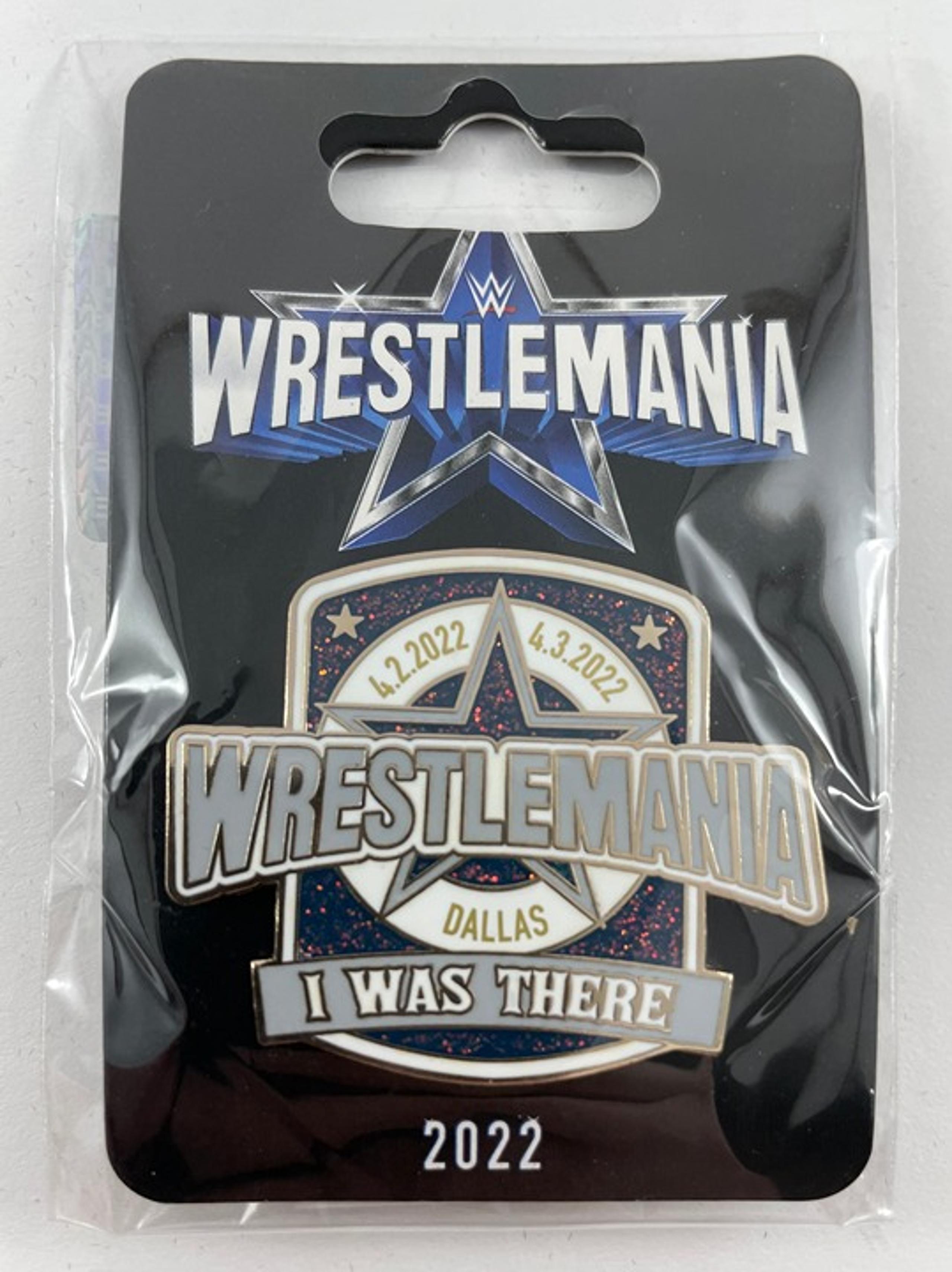 WWE WrestleMania 38 I was There Collectible Pin 2022 Official Merchandise Texas