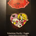 Valentines Charlie + Vaggie limited edition gold enamel pin