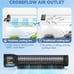 Poafamx Aquarium Chiller, DC12V Aquarium Cooling Fan with 3-Speed Adjustable Con