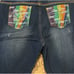 Embellished Rainbow Pocket Coogi Capri’s (14W)