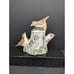 Vintage CBK Ltd Ceramic Birds and Ivy On Tree Stump Small Teapot with Lid