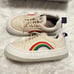 EYTYS Rainbow Sonic Canvas Sneaker in Ecru
