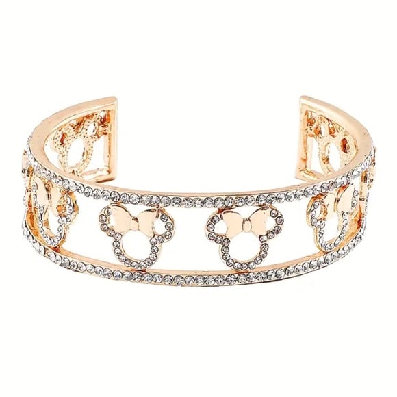 Minnie Mouse Bracelet, Minnie Mouse Cuff