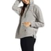 Peloton Oversized Ribbed Side Zip Hoodie - Gray L