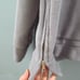 Peloton Oversized Ribbed Side Zip Hoodie - Gray L