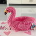 Flamingo Wicker Basket!