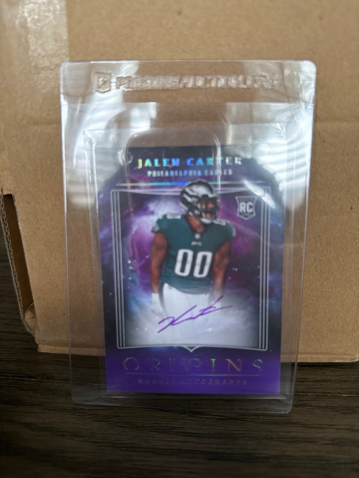Jalen Carter rookie auto