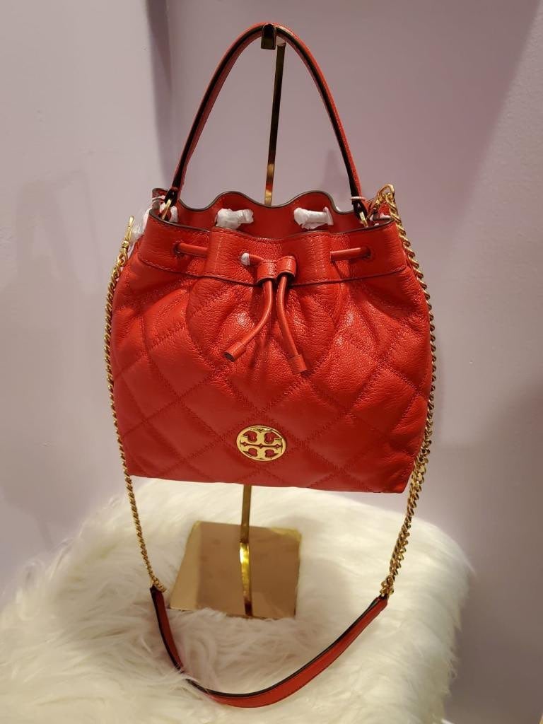 Tory burch willa small drawstring bag