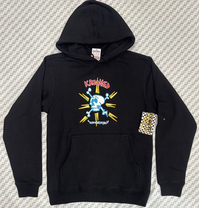 ZUMIEZ Krooked Style Black Hoodie Size SM,MD,LG AND ,XL
