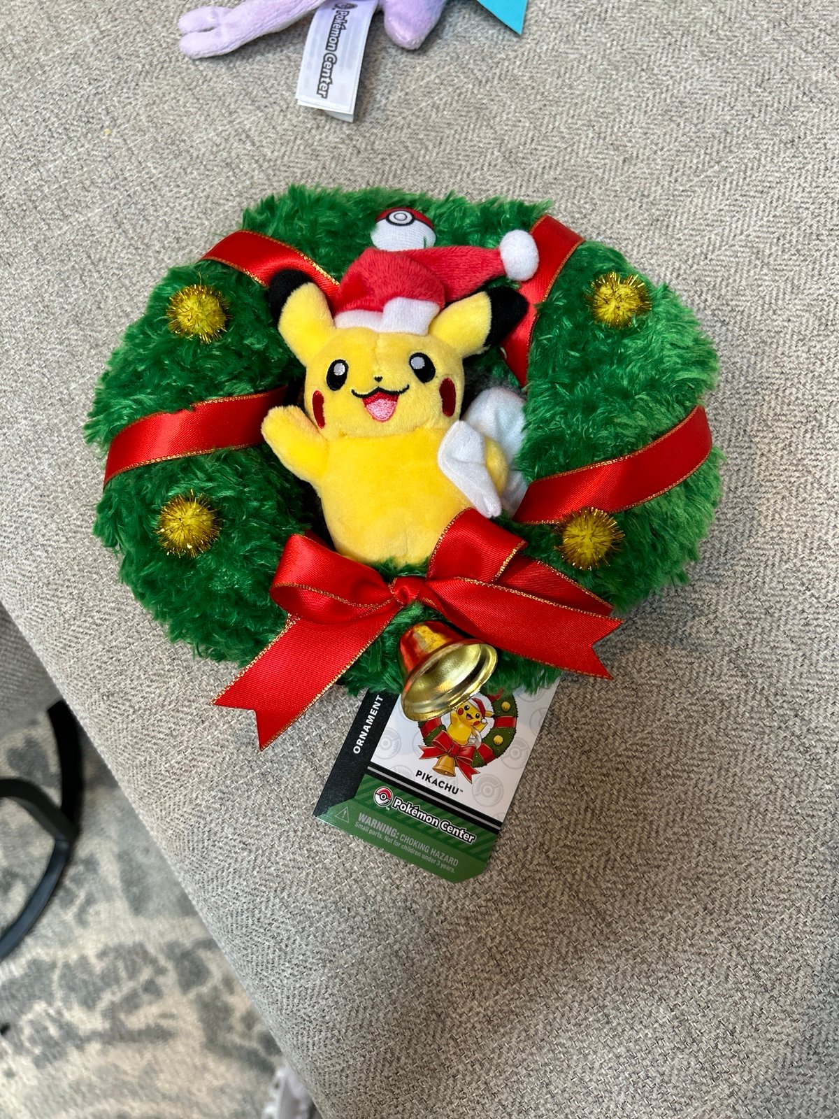 Rare Holiday Pikachu Wreath – Official Pokémon Center Exclusive