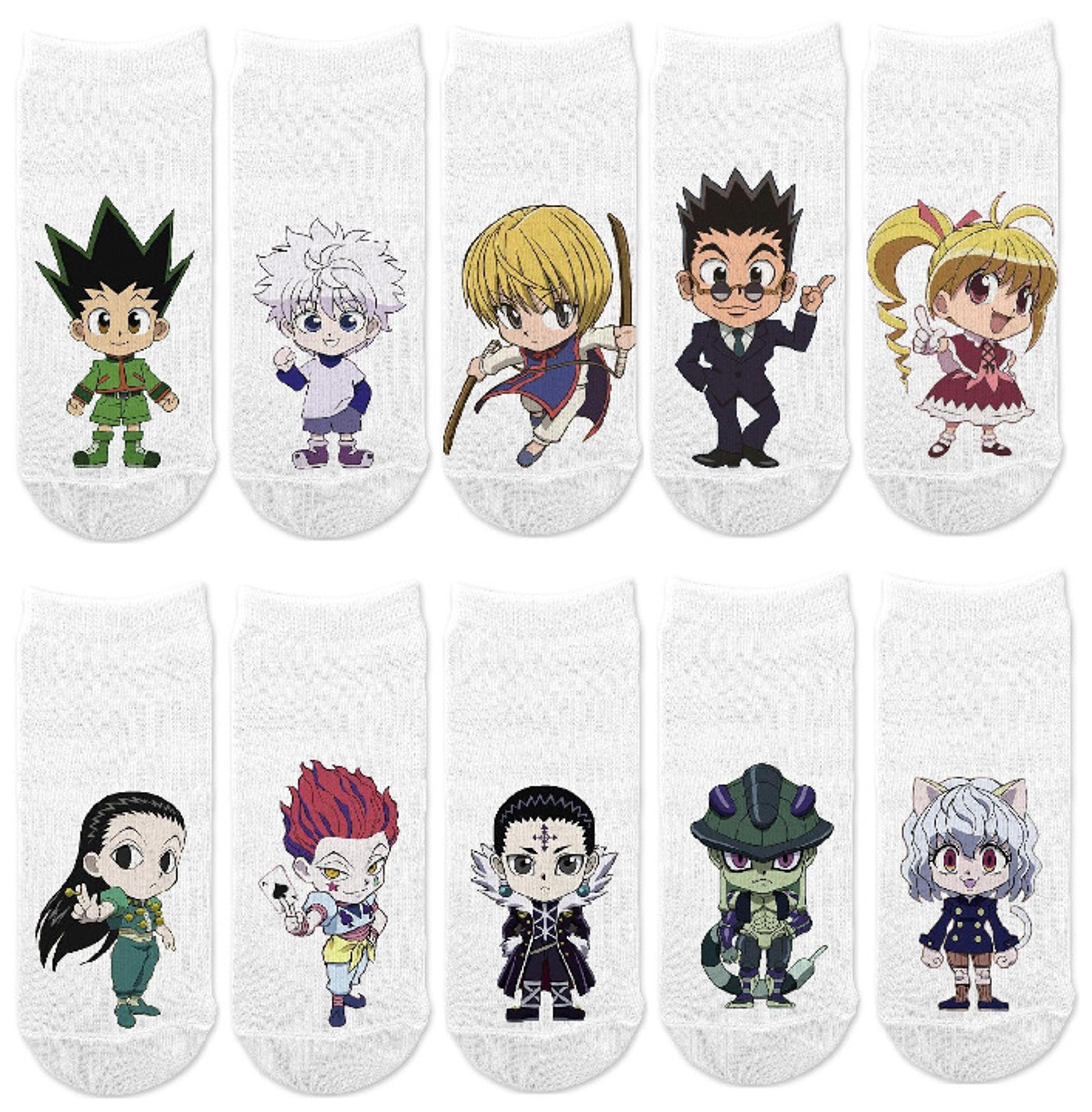 10 Hunter X Hunter Chibi No-Match Ankle Socks No-Show Anime Manga Cosplay